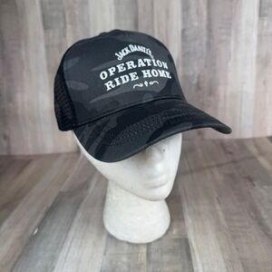 NEW Jack Daniels Operation Ride Home OSFM Cap Hat Snap Back Whiskey Camo